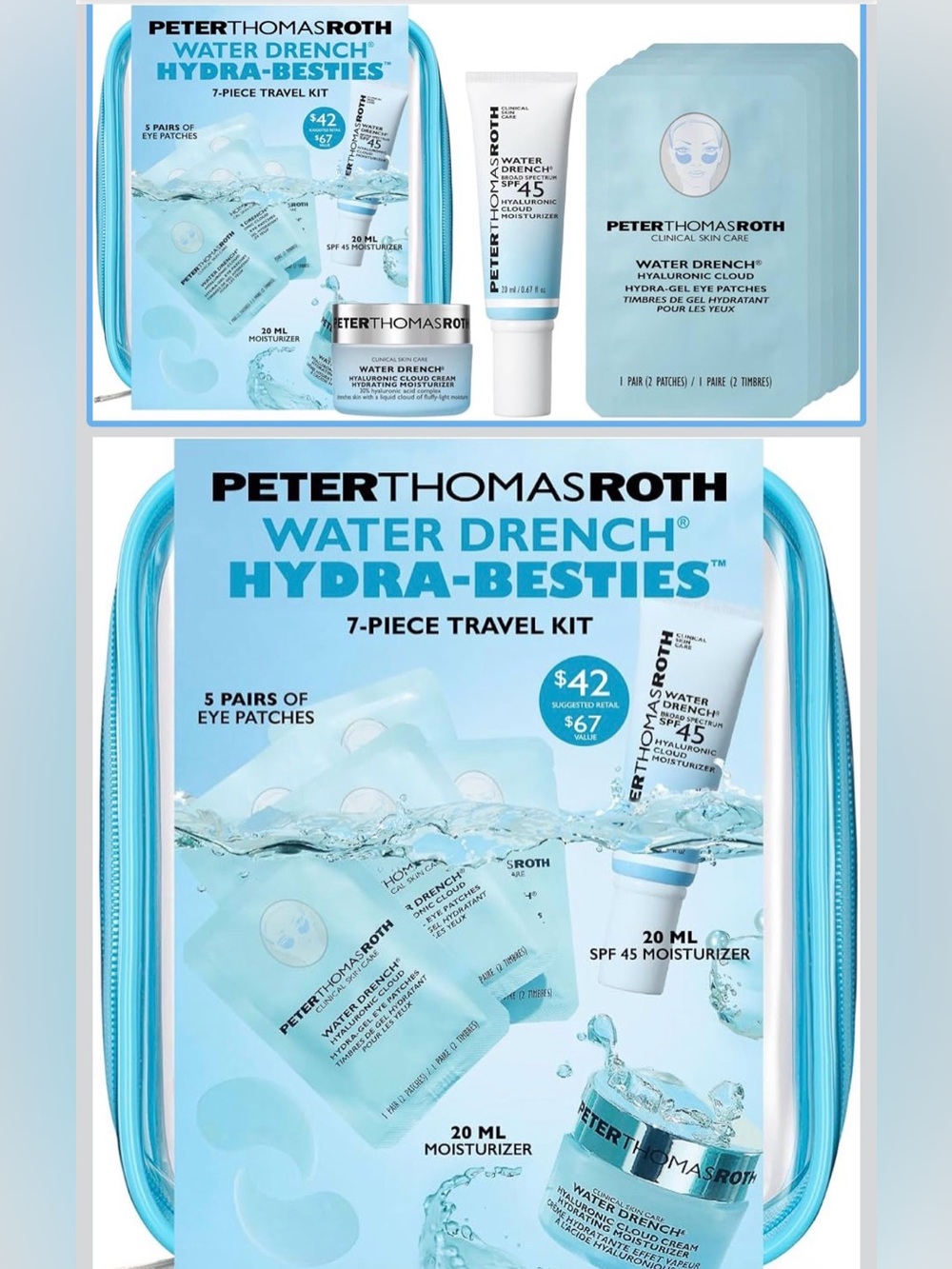 Peter Thomas Roth Travel Hydra-Besties Skincare Kit - New, Sealed Package